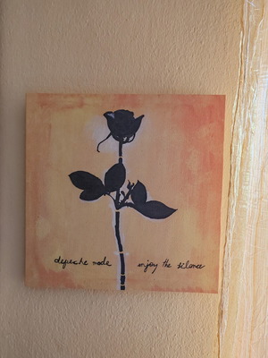 Depeche Mode Enjoy the Silence κορνίζα σε τελάρο 40x40 cm σαν καινούργιο