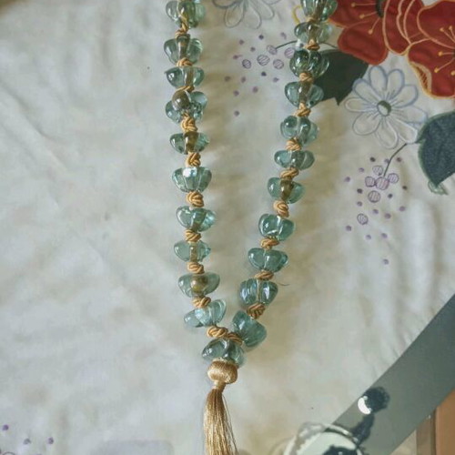 Glass decorative worry beads like new, set of 3 pieces