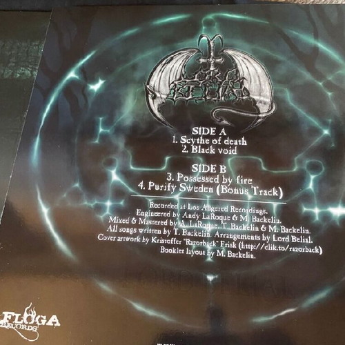 Lord Belial Scythe Of Death vinyl 12" EP like new