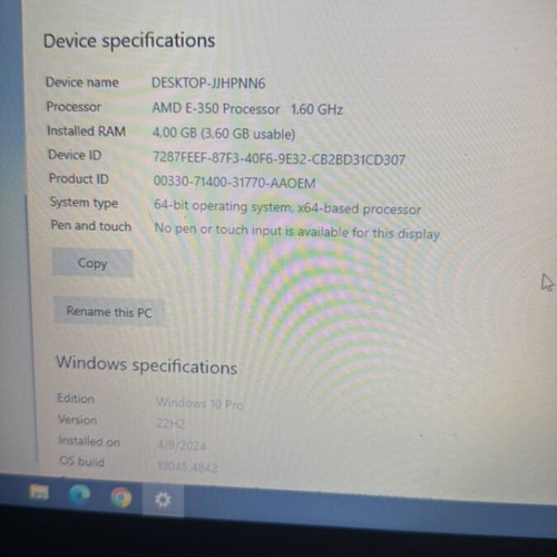 Sony Vaio PCG-71C11M laptop used, Windows, new internal disk