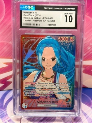 Vivi CGC 10 EB03-001 trading card new