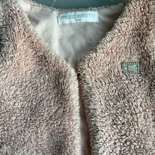 Baby furry vest miss ebita 12 months rotten apple like new