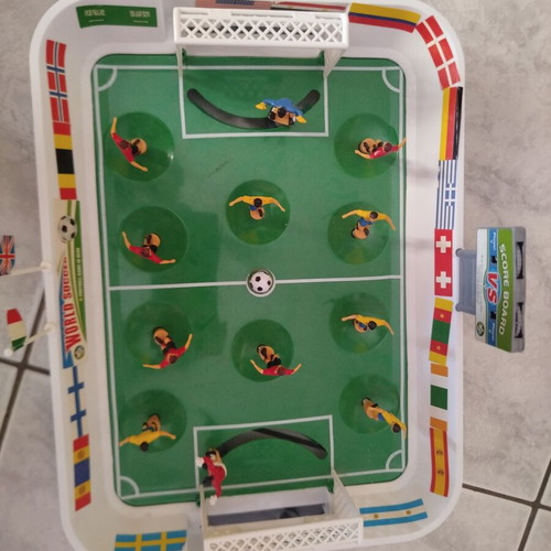 Tabletop Foosball with Springs in Like New Condition