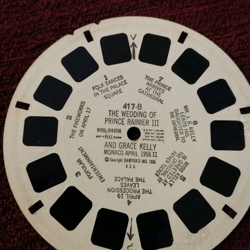 View-Master pack The Wedding of Prince Rainier and Grace Kelly used