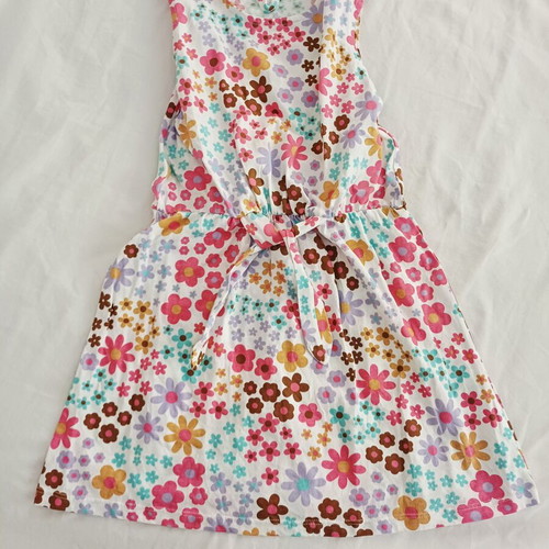 Girls' floral dress, summer, age 6