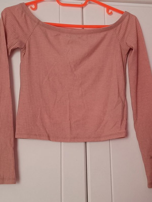 Long-sleeve blouse pink size S like new