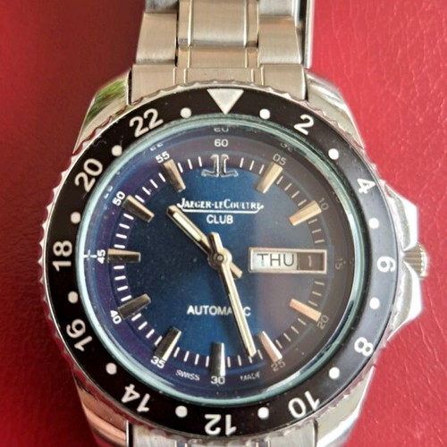 Jaeger-LeCoultre men's automatic watch like new, blue dial