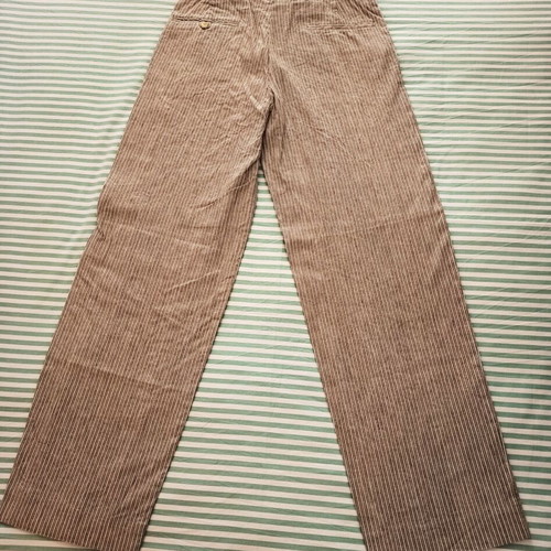 French Connection men's pants like new, striped cotton linen blend