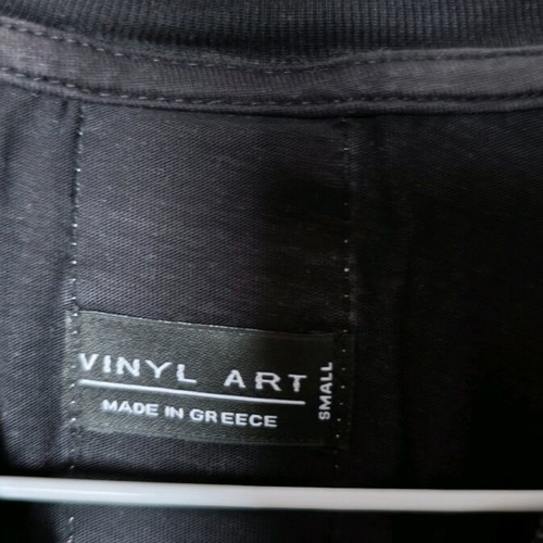 Crop top Vinyl Art Clothing black, short sleeve, like new, size S