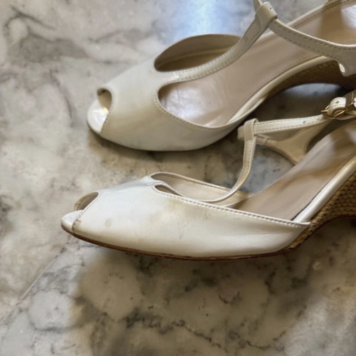 Mary Jane shoes Zara white size 39 used