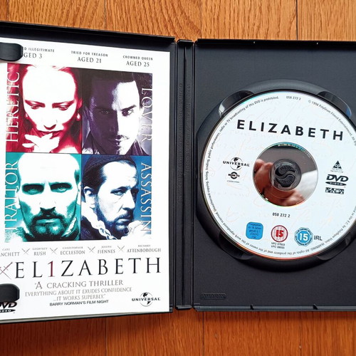 Elizabeth DVD μεταχειρισμένο χωρίς ελληνικούς υπότιτλους, ζώνη 2