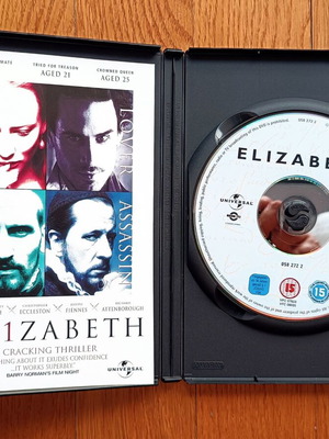 Elizabeth DVD μεταχειρισμένο χωρίς ελληνικούς υπότιτλους, ζώνη 2