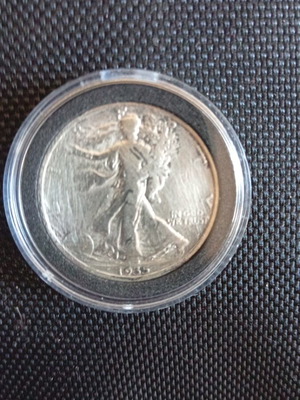 Walking Liberty half dollar 1935 silver coin