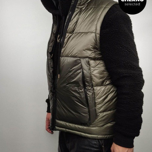 DRYKORN Veron Quilted Puffer Vest new, size L•XL, green