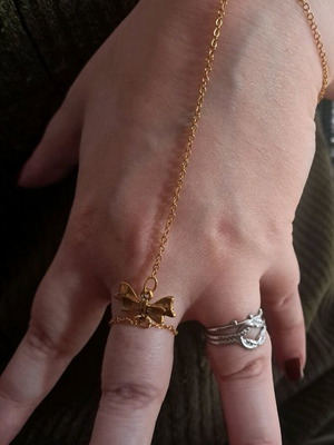 Bracelet handmade gold color made to order