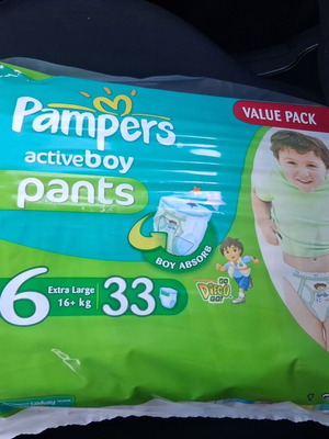 Pampers Active Boy Pants No 6 Go Diego Go! Edition, σφραγισμένο