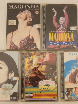 Συλλογή DVD Μαντόνα μεταχειρισμένη, πακέτο 5