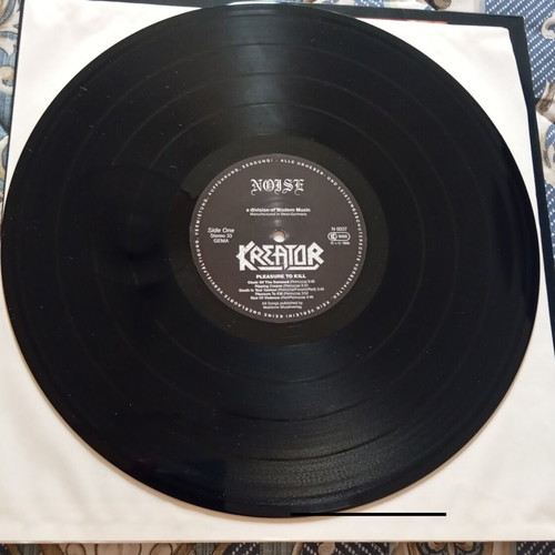 Kreator Pleasure to Kill vinyl record 1986 first edition like new