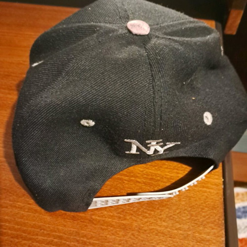 Men's hat used, black and gray
