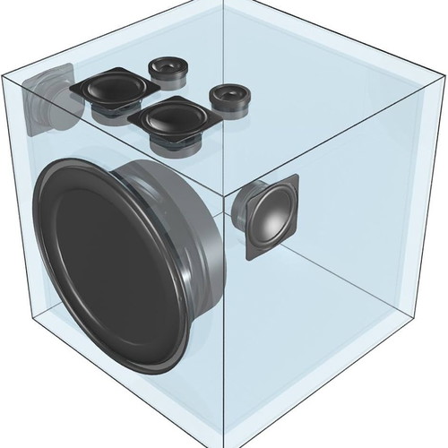 Crystal Acoustics Cuby 7 Bluetooth speaker like new, WiSound technology