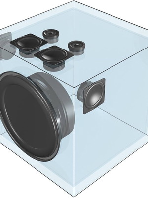 Crystal Acoustics Cuby 7 Bluetooth speaker like new, WiSound technology