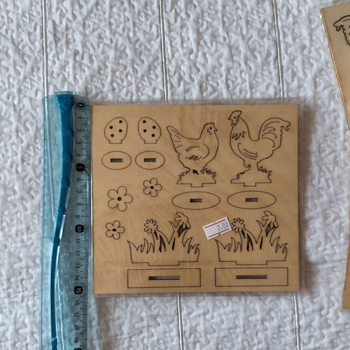 Easter wooden craft elements new
