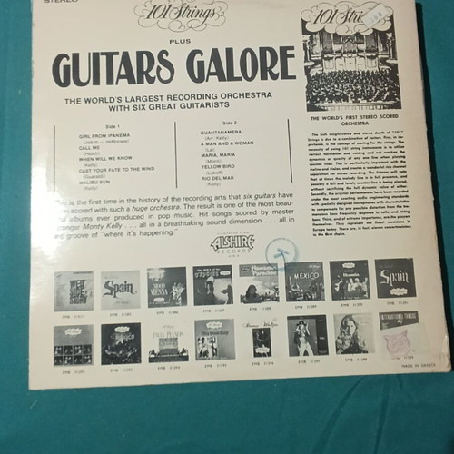 101 Strings Plus Guitars Galore vinyl record like new, classical