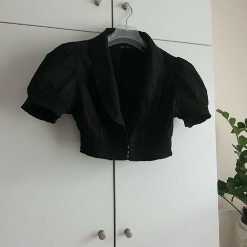 Cotton bolero new, size L, black