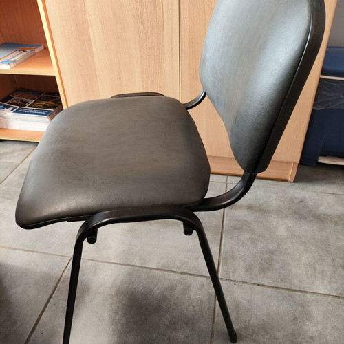 Sigma stackable office chairs, set of 4