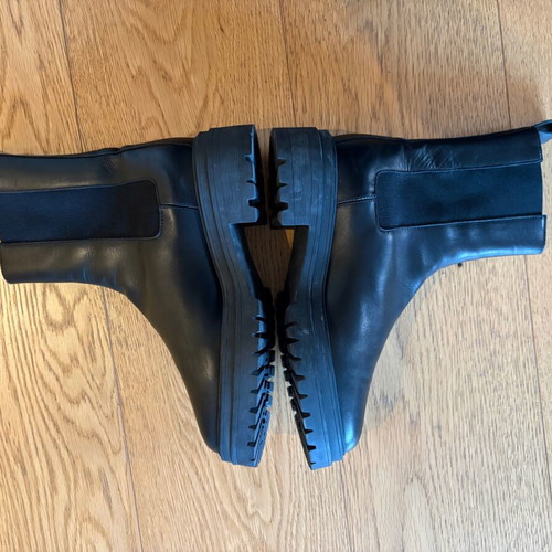 Ba&sh Chelsea Boots Coda Black New Size 38