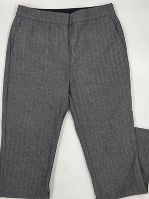 Zara pants like new with elastic waist, size S, gray and blue