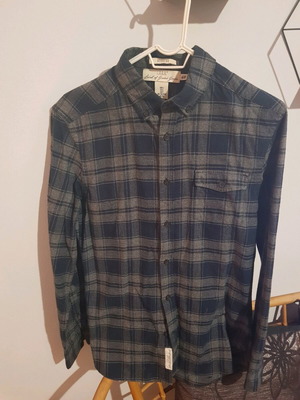 H&M Grey Checked Shirt Size S Like New