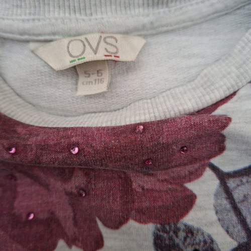 Ovs Fashion blouse for 6-year-old girl, gray, like new