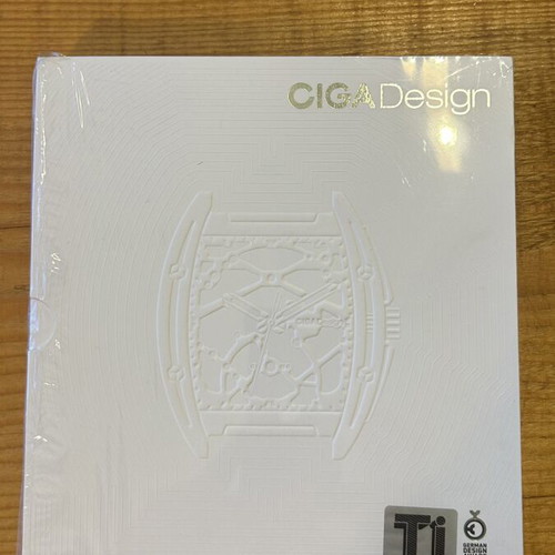 Ciga Design Skeleton Mechanical Watch Z Series Titanium new, black and silver