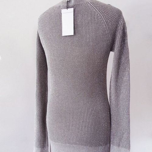 Bershka knitted dress sweater grey new, size L