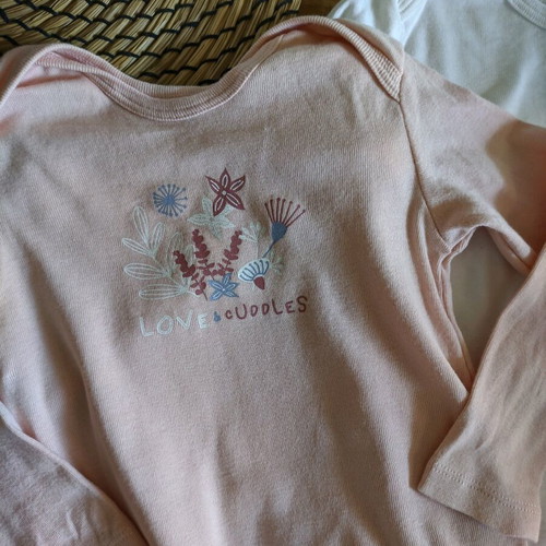 Long-sleeve bodysuits used, set of 2, 12-24 months, size 86-92 cm