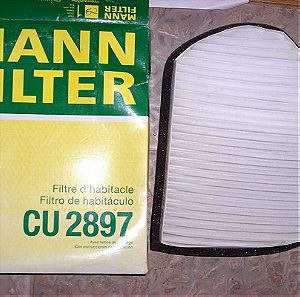 MANN CU 2897 - MERCEDES C-CLASS - CLK - SLK - W210 - CABIN FILTER