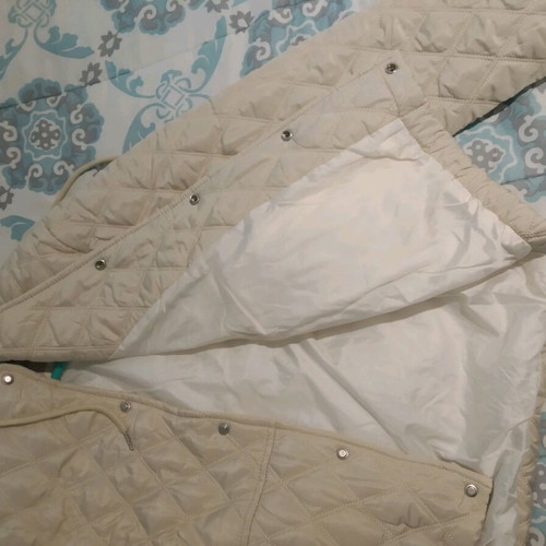 Quilted women's beige jacket L new