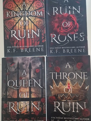 Deliciously Dark Fairytales book set by K.F. Breene, 4 volumes