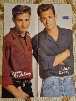 Jason Priestley and Luke Perry poster used, large size