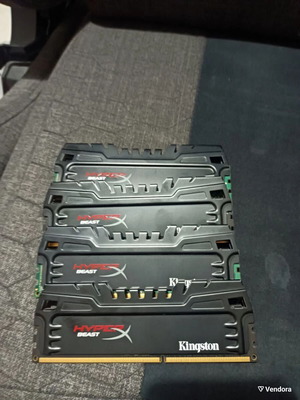 Ddr3 RAM 16GB (4x4GB) Kingston Hyper Beast like new