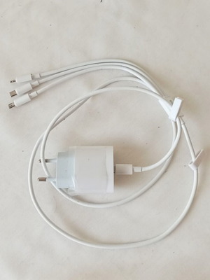 Wall USB Charger with Multi 3-in-1 Cable like new