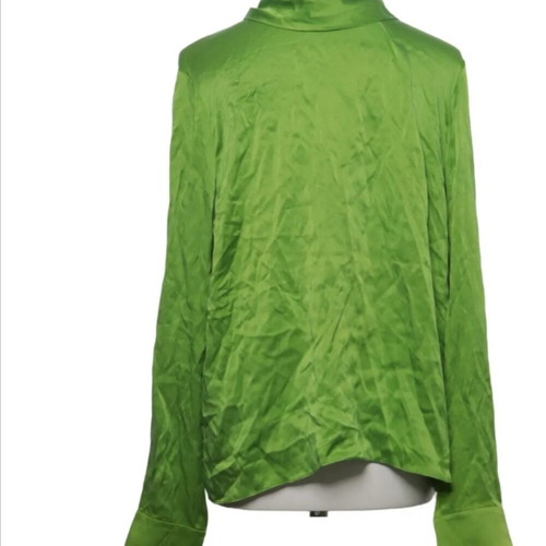 COS silk shirt size S like new, green