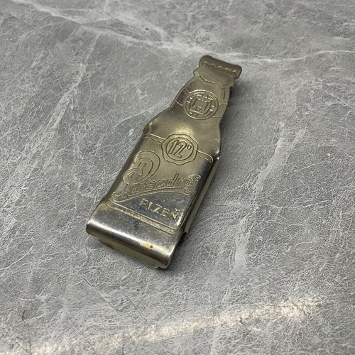 Vintage Czech stainless steel bottle opener used