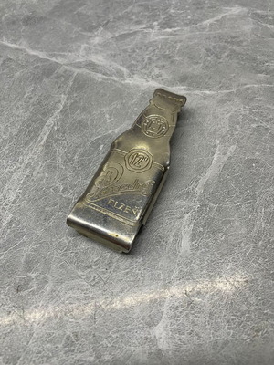 Vintage Czech stainless steel bottle opener used