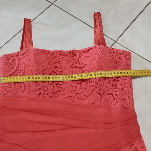 Rinascimento Elegant Coral Dress L Like New