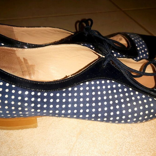 Tsitsivas ballerinas used, size 38, black and blue