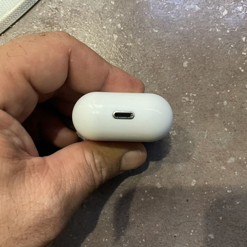 White case for wireless earbuds