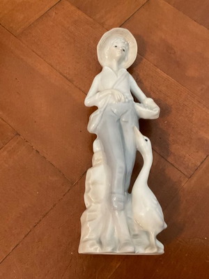 Порцеланово фигурка като нова, височина 20.5 см, съчетава се с Lladro