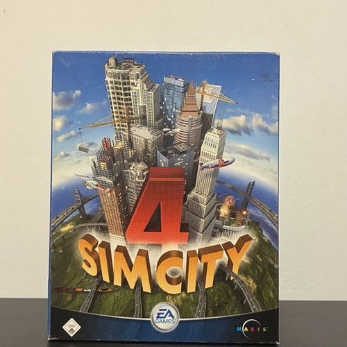 SimCity 4 Big Box PC game, complete in box